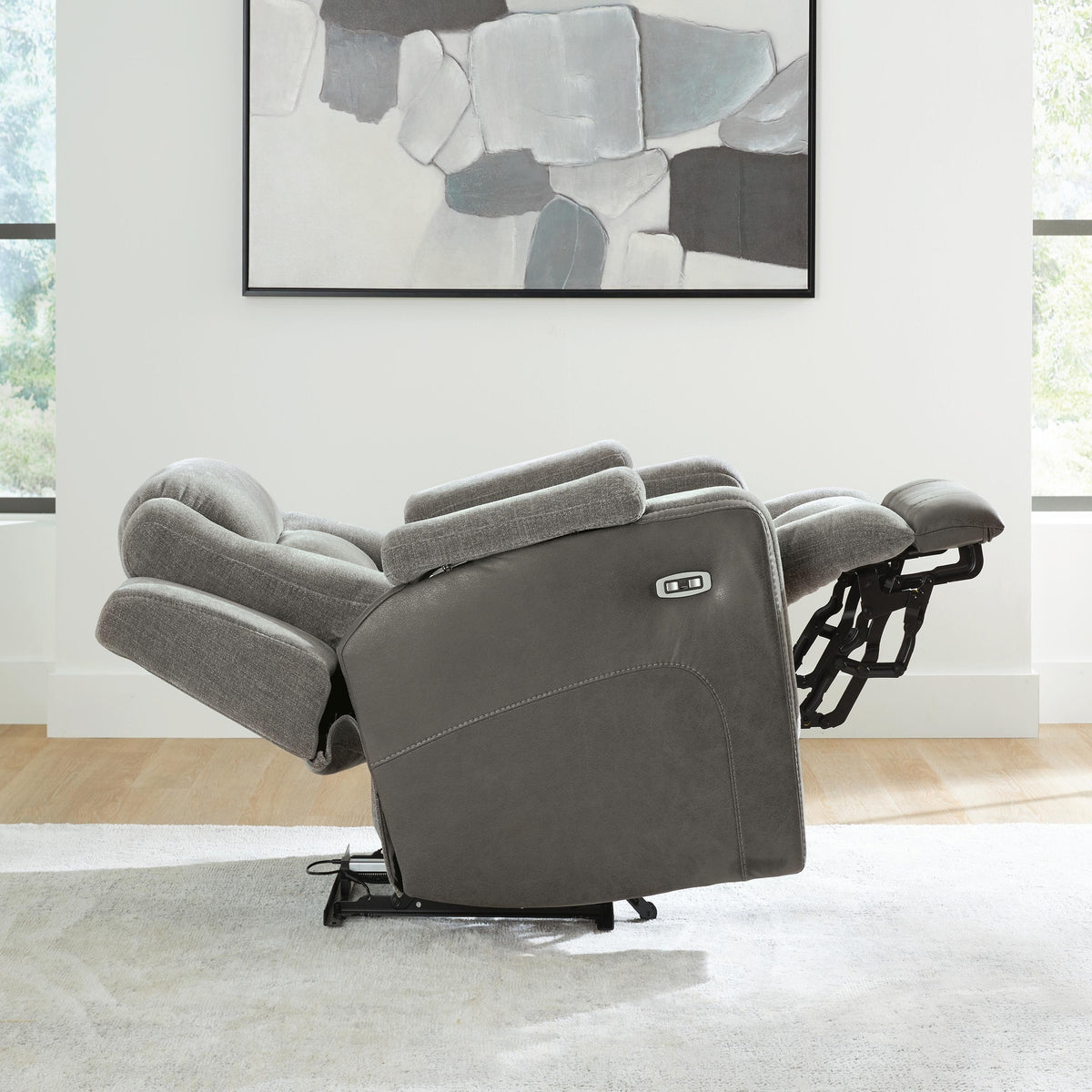 Mixed Motion Power Reclining Loveseat with Console (PC83505-SI) - Image 27