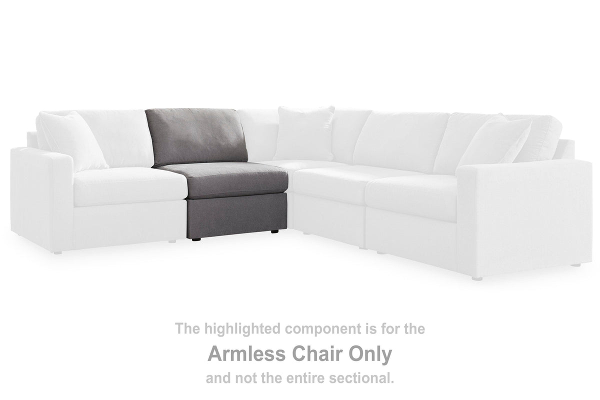 Modmax Armless Chair (92104-SI) - Image 5
