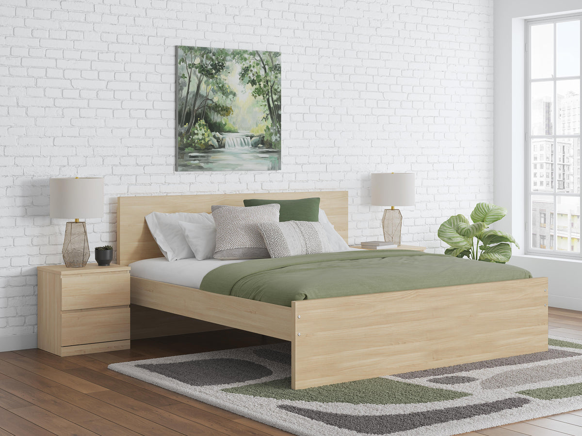 Onita Panel Platform Bed - Natural  (EB9632-SI) - Image 8