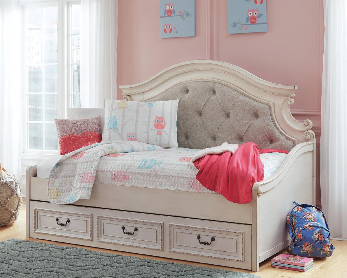 Realyn Storage Day Bed and Dresser - Two-tone  (B743-SI) - Image 9