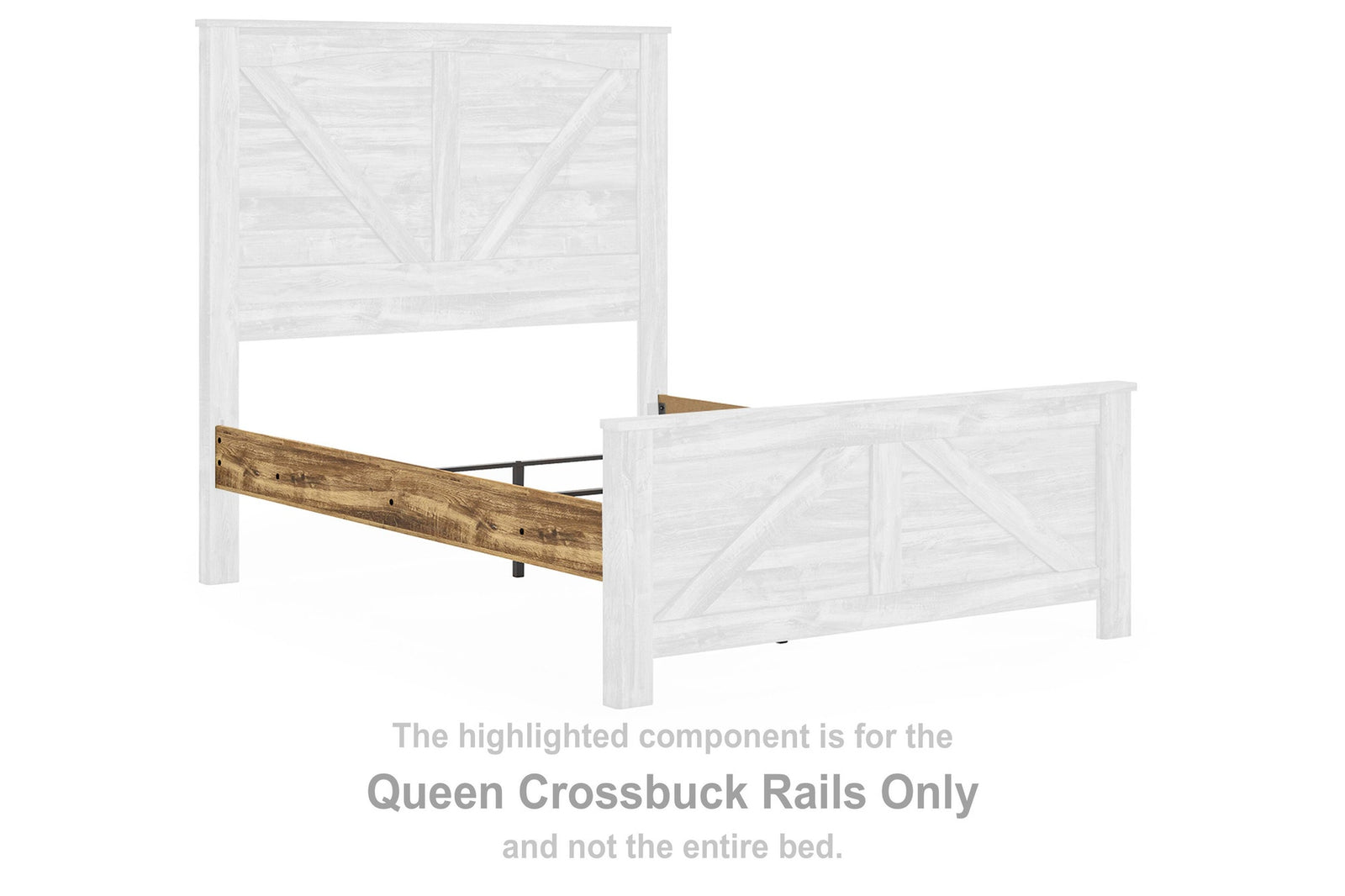 Maystonna King Crossbuck Rails (PCB1580-SI)