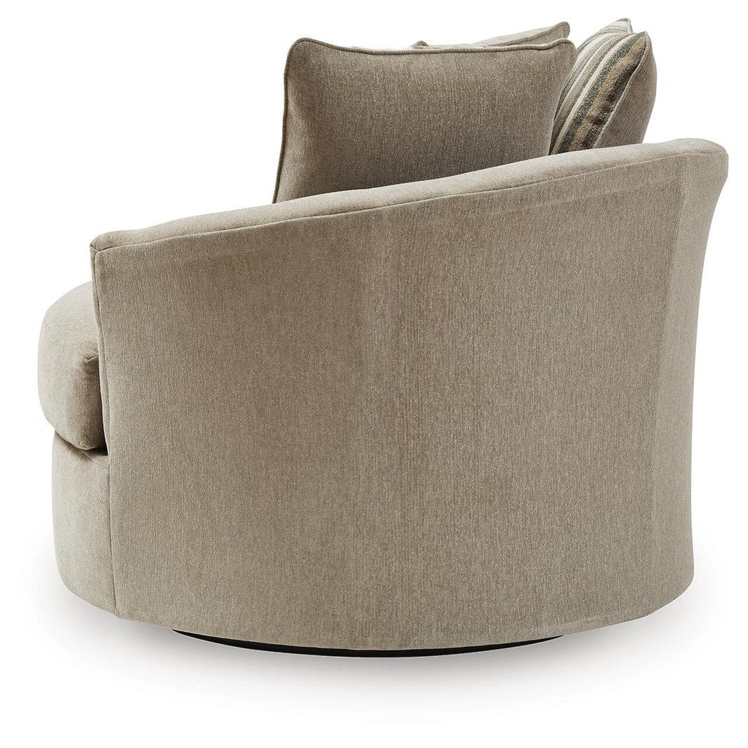 Linenhause Oversized Swivel Accent Chair (31803-SI) - Image 4