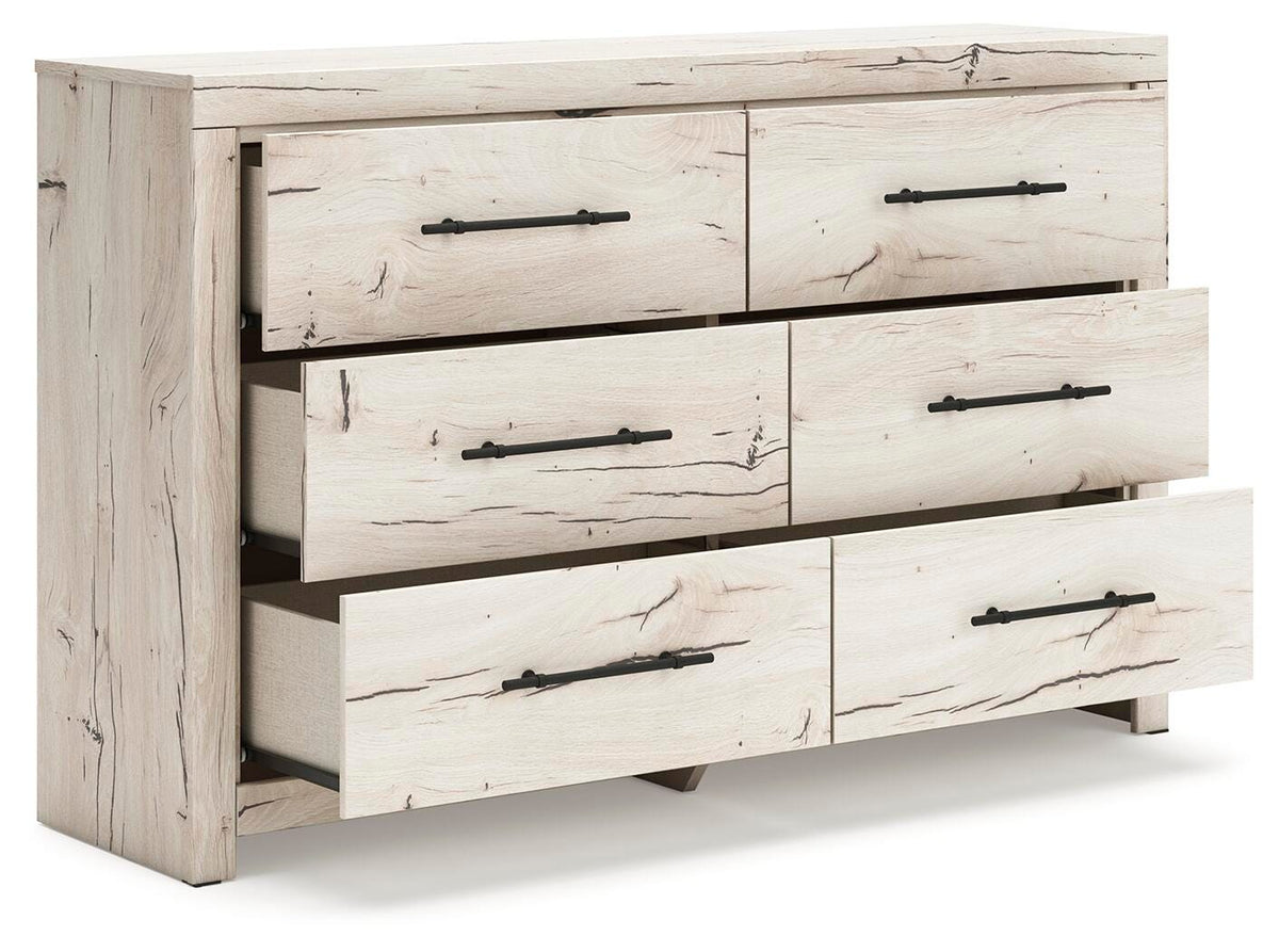 Lawroy Panel Headboard, Dresser and Mirror - Light Natural  (B2310-SI) - Image 3