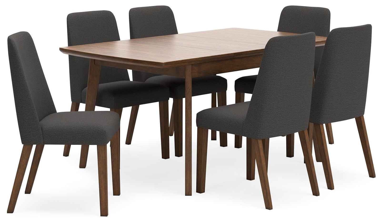 Lyncott Extension Dining Table and 6 Chairs (D615-SI)