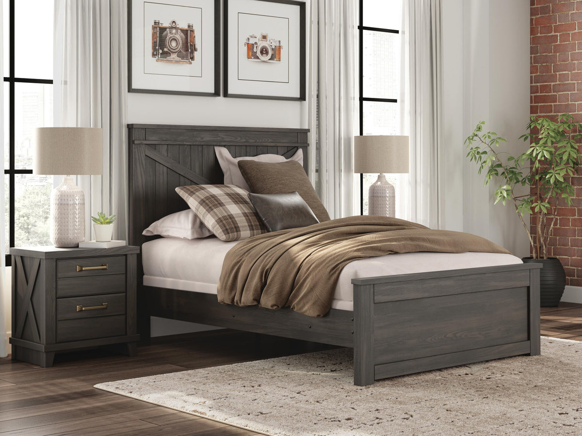 Vonitta Bay Full Panel Bed (PCB2648-SI) - Image 2