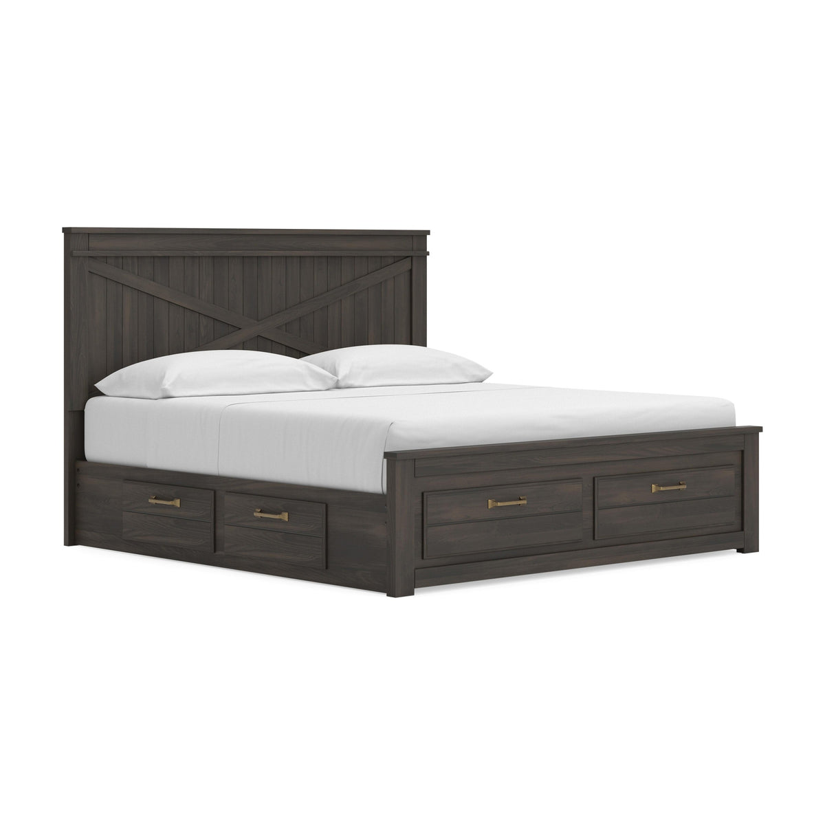 Vonitta Bay King Panel Storage Bed (PCB2648-SI)