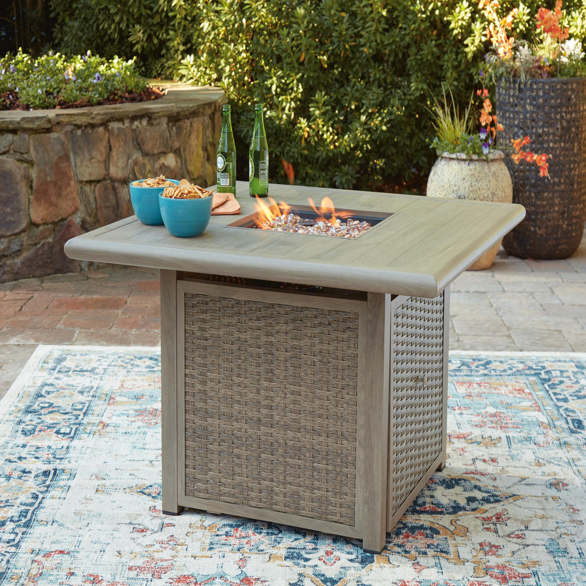 Cliff Trails Fire Pit Table (PCP690-SI) - Image 6
