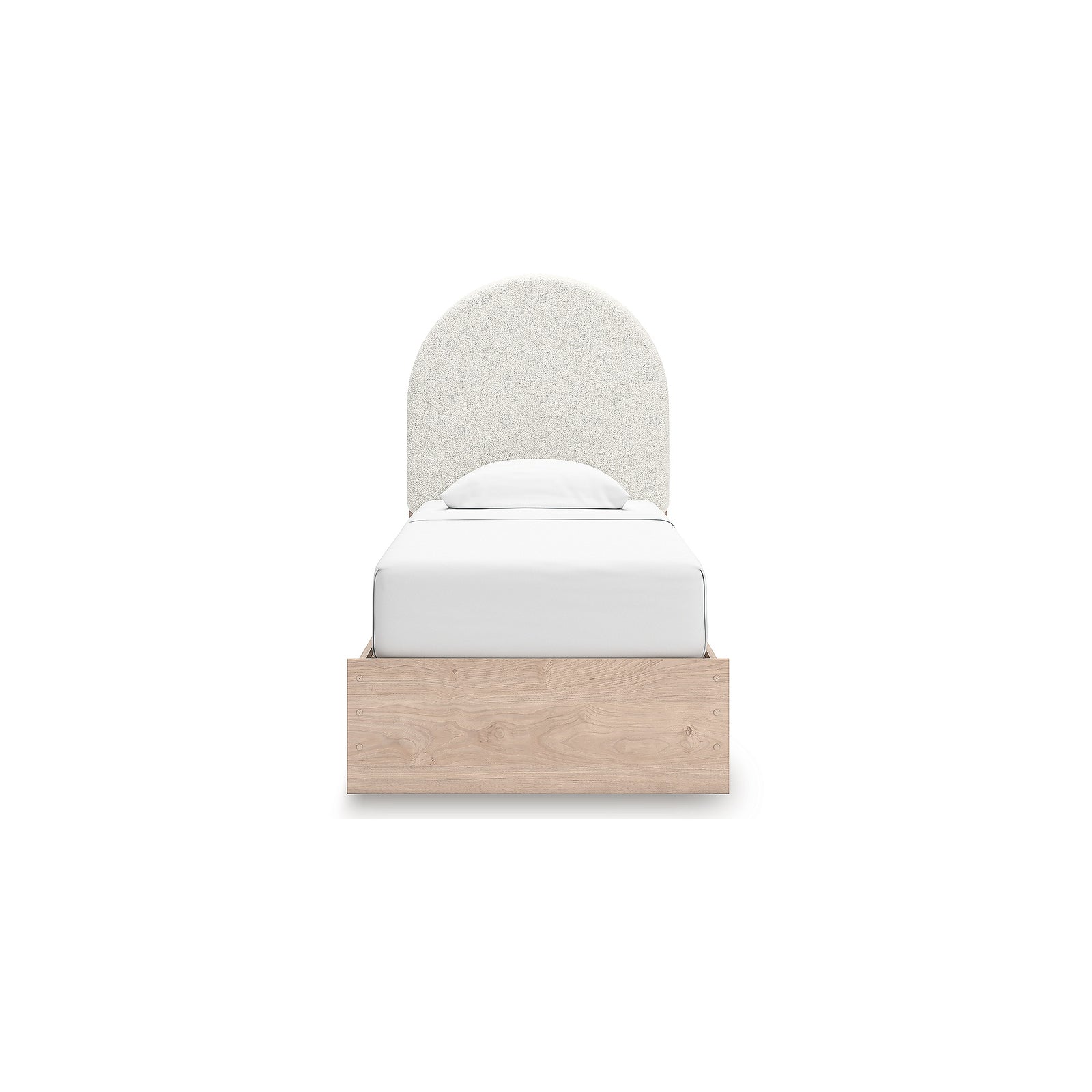 Arloster Twin Upholstered Panel Bed, Dresser and Mirror (PCB1566-SI) - Image 9