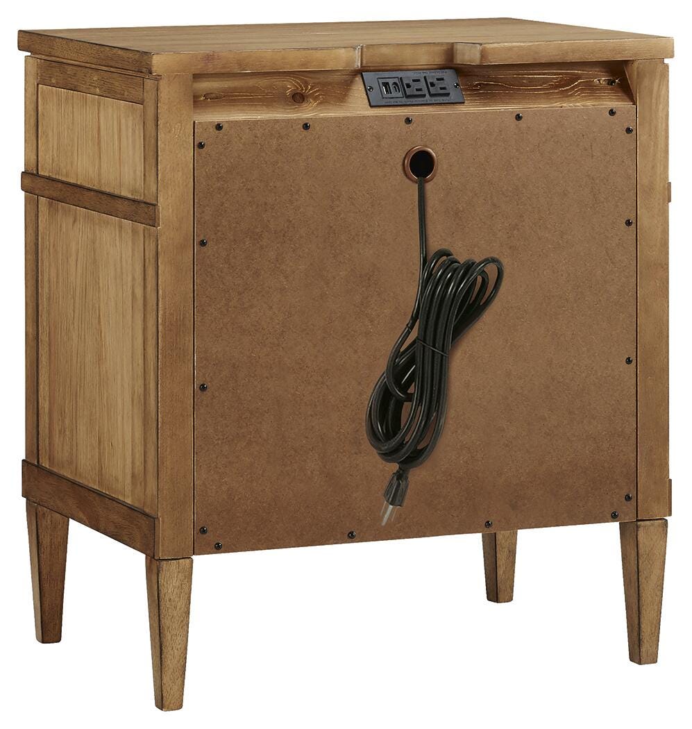 Sharlance Nightstand - Brown  (B895-SI) - Image 6