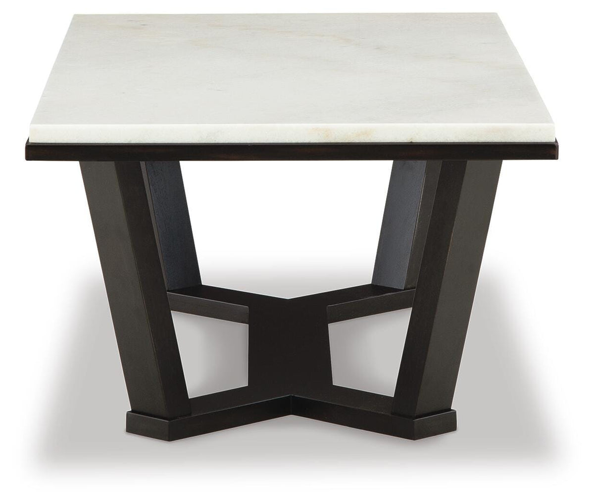 Fostead Coffee Table and 2 Ends - White/Espresso  (T770-SI) - Image 5