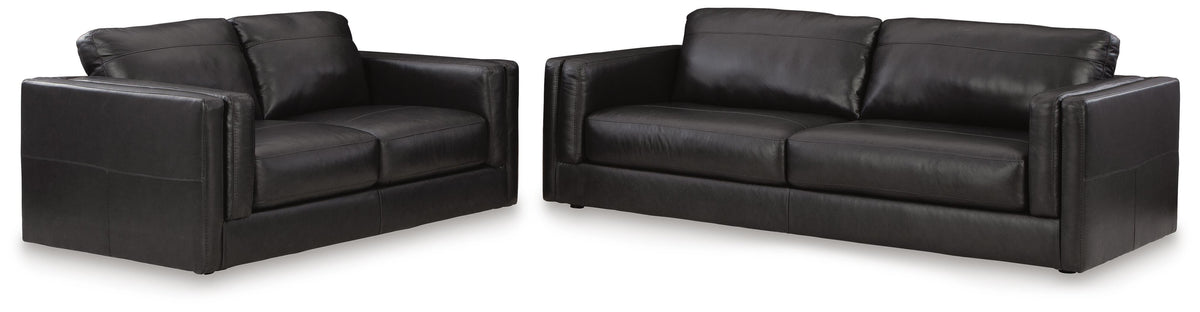 Amiata Sofa and Loveseat (57405-SI)