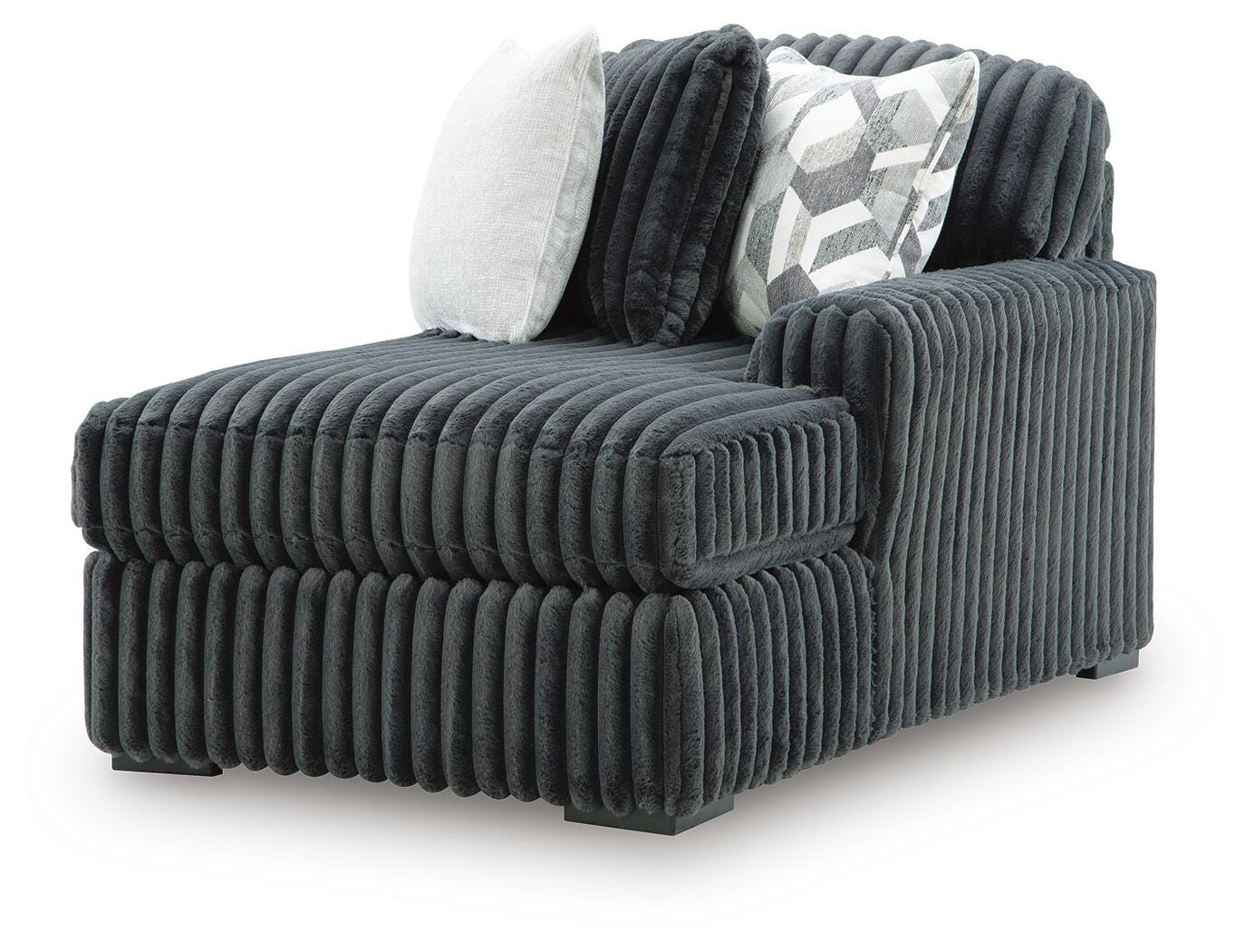 Midnight-Madness Right-Arm Facing Corner Chaise (98105-SI) - Image 2