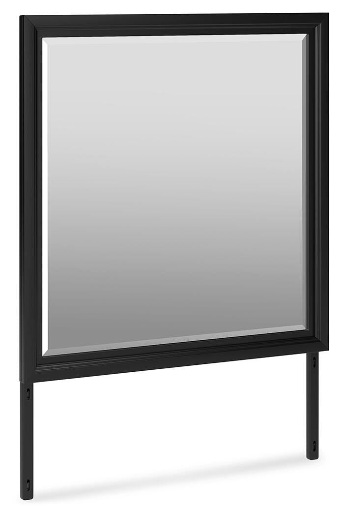 Lanolee Bedroom Mirror - Black  (B687-SI)