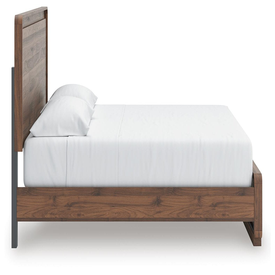 Fortlorn King Panel Bed, Dresser, Mirror and Nightstand (PCB386-SI) - Image 12