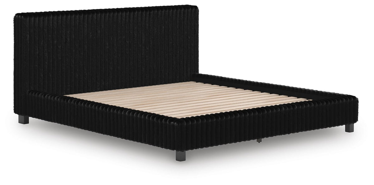 Zuraleus California King Upholstered Bed (PCB3380-SI) - Image 2