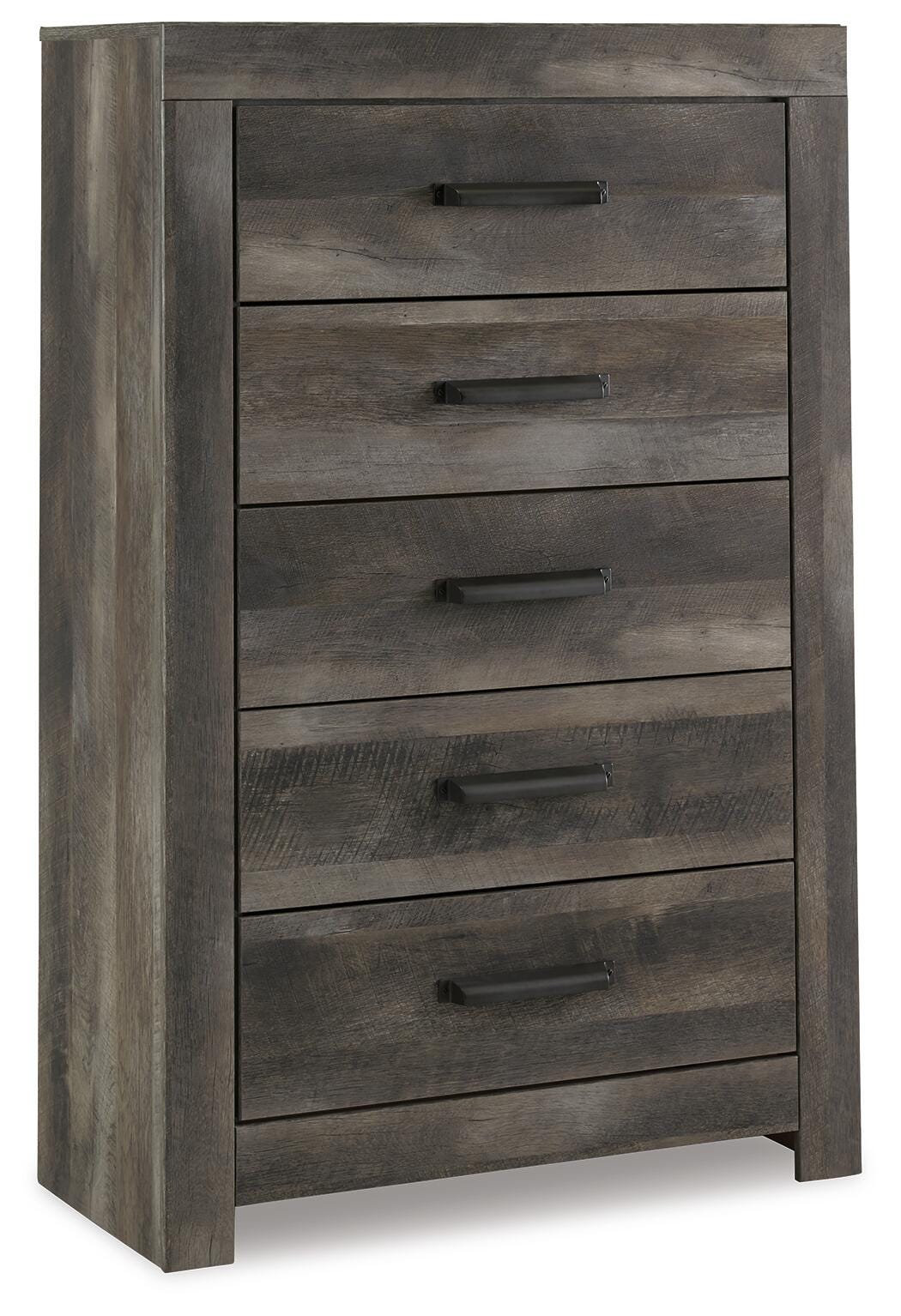 Wynnlow Poster Bed, Chest and 2 Nightstands - Gray  (B440-SI) - Image 3