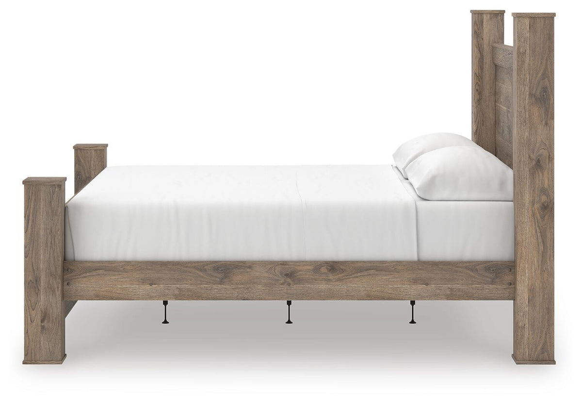 Rusticott King Poster Bed, Dresser, Mirror and Nightstand (PCB2260-SI) - Image 14