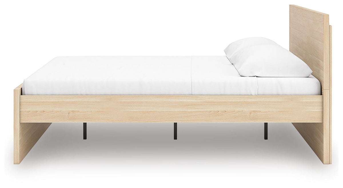 Onita Panel Platform Bed - Natural  (EB9632-SI) - Image 7
