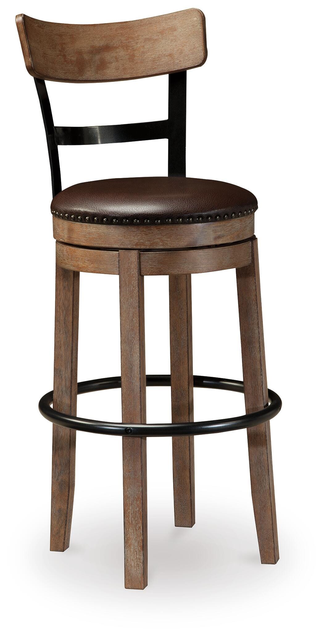 Pinnadel Bar Height Bar Stool (Set of 2) (D542-SI) - Image 4