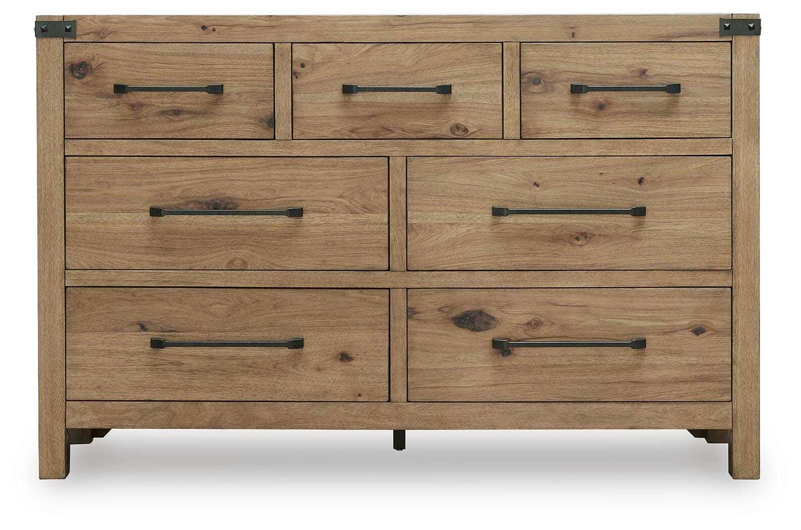 Ridgester Dresser - Light Brown  (B858-SI)