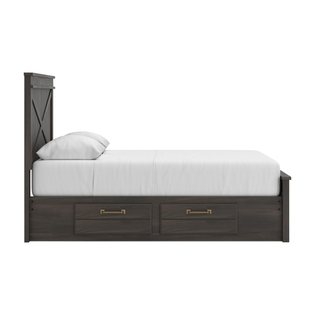 Vonitta Bay Queen Panel Bed with 2 Sided Storage (PCB2648-SI) - Image 9