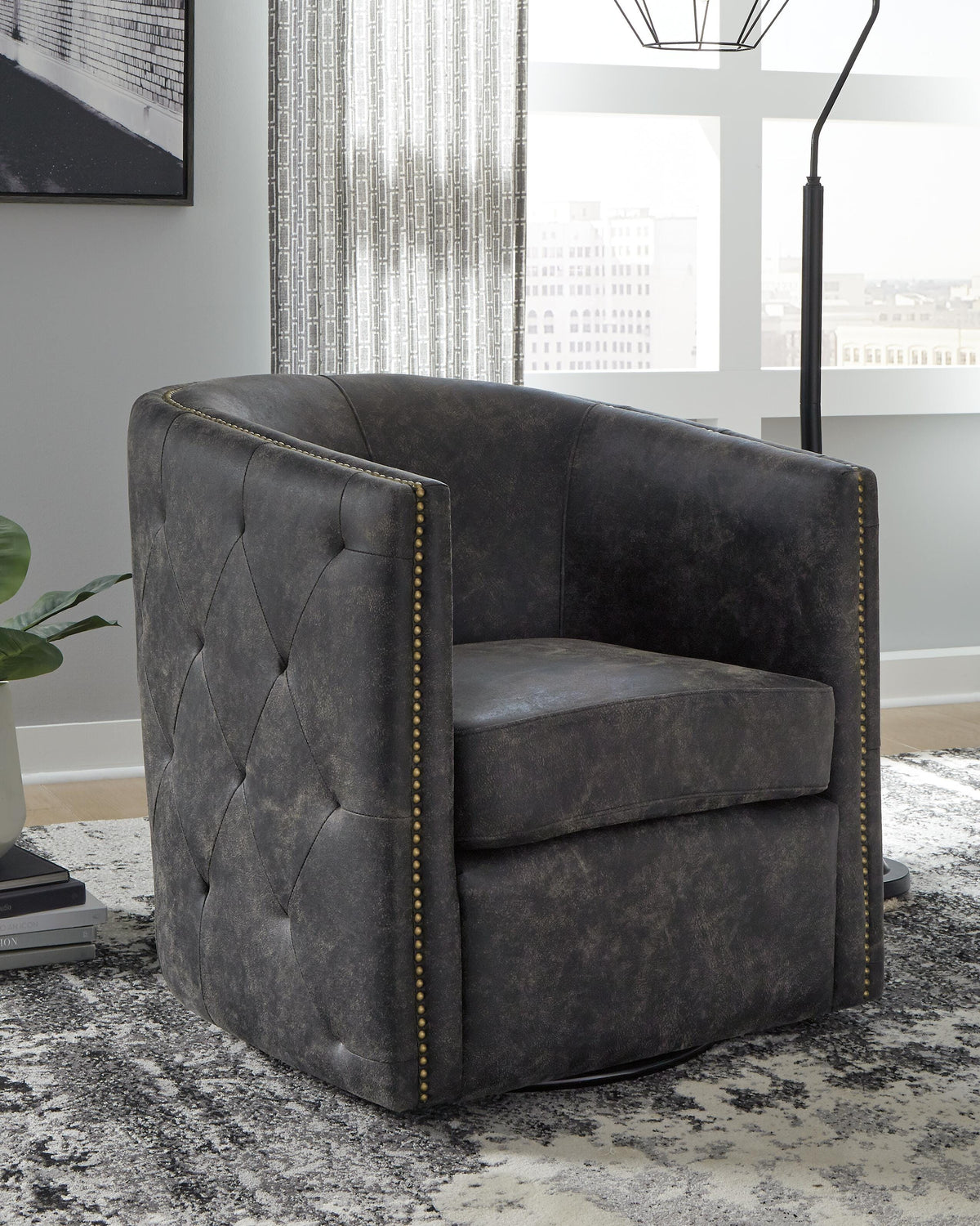 Brentlow Swivel Accent Chair (A3000202-SI) - Image 2