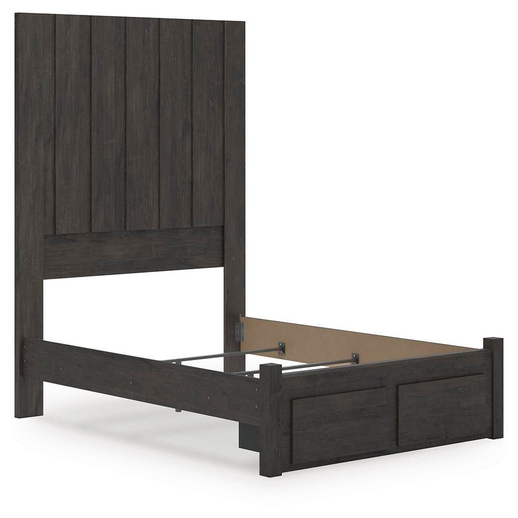 Fraluna Queen Panel Storage Bed (PCB3370-SI) - Image 3
