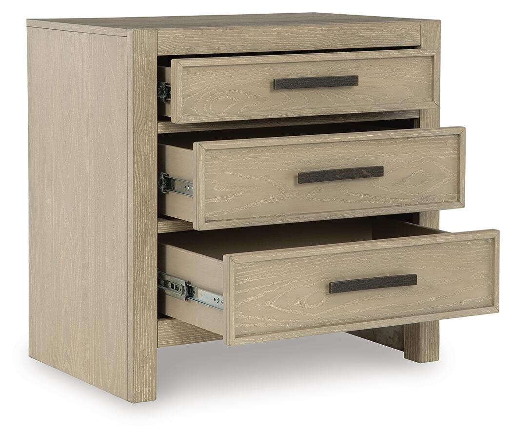 Calmoro Nightstand - Gray  (B602-SI) - Image 4