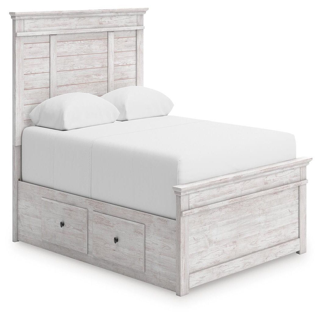 Makidern Queen Panel Storage Bed (PCB1171-SI)