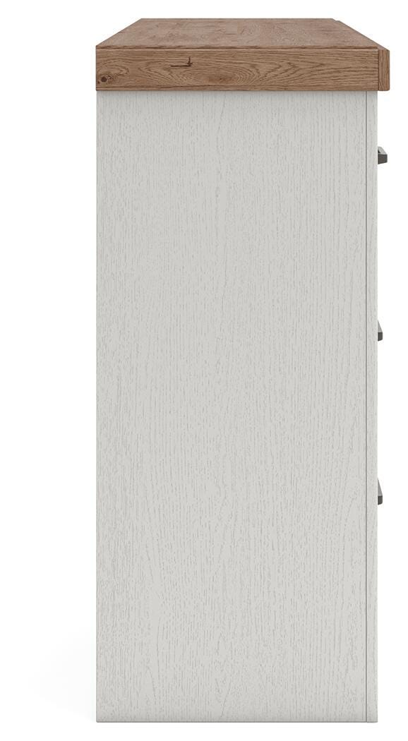 Savonport Dresser - White/Brown  (B4615-SI) - Image 4