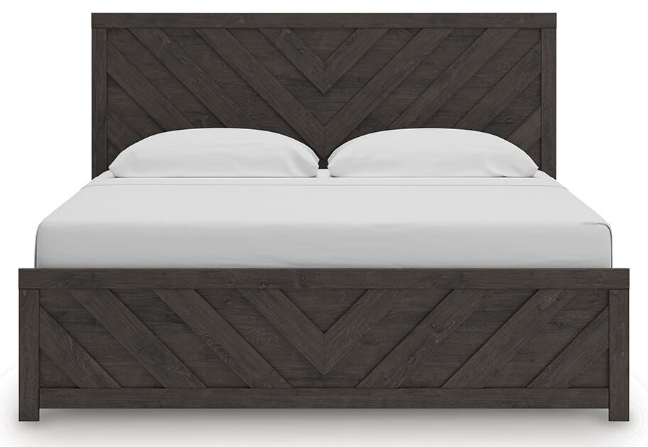 Prendonea Panel Bed, Dresser and Nightstand (B3789-SI) - Image 9