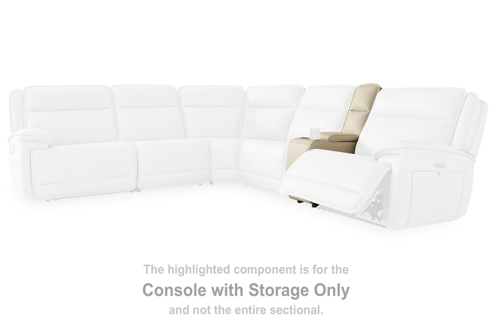 Double Deal Console with Storage (U13001-SI) - Image 4