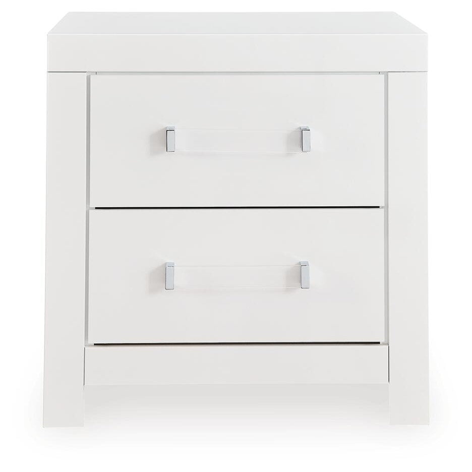Maeling Queen Upholstered Panel Bed, Dresser, Mirror and Nightstand (PCB1119-SI) - Image 8