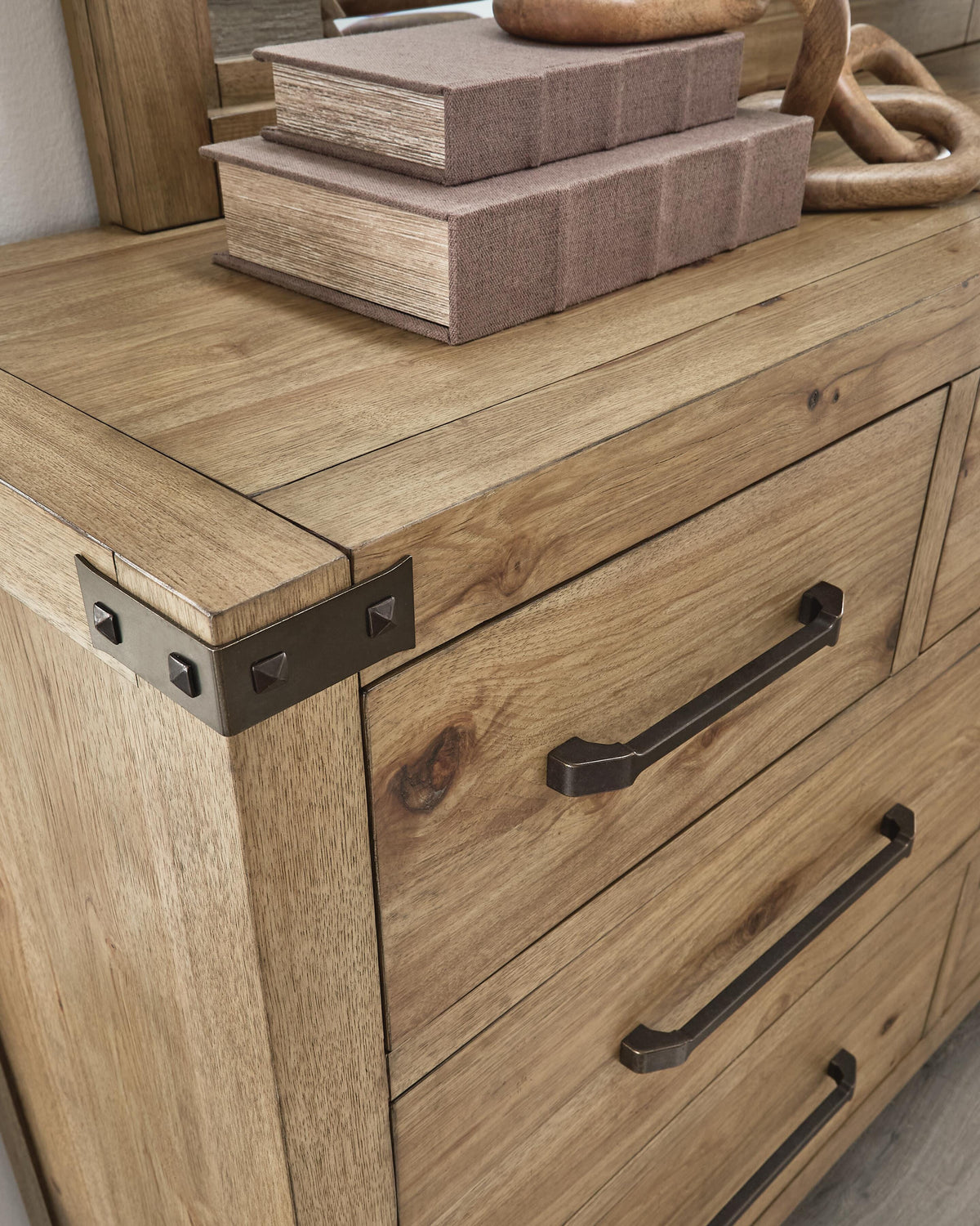Ridgester Dresser - Light Brown  (B858-SI) - Image 5