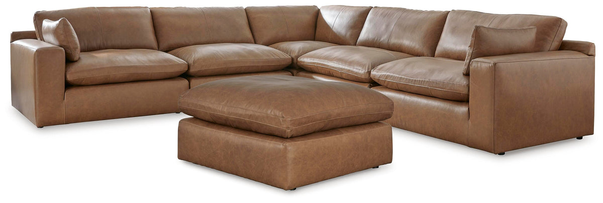 Emilia 5-Piece Sectional and Ottoman (30901-SI)