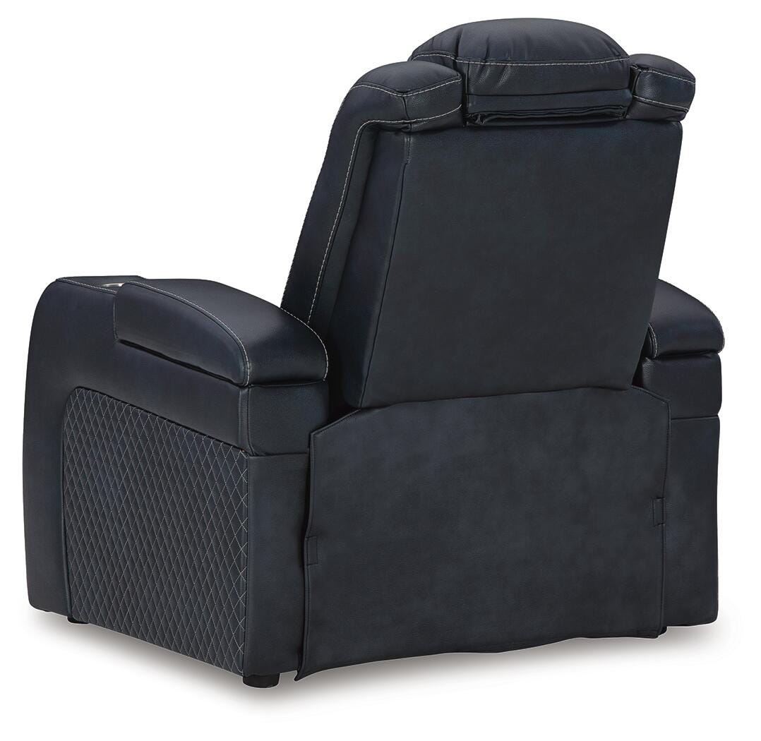Fyne-Dyme Power Reclining Loveseat with Console (36603-SI) - Image 5