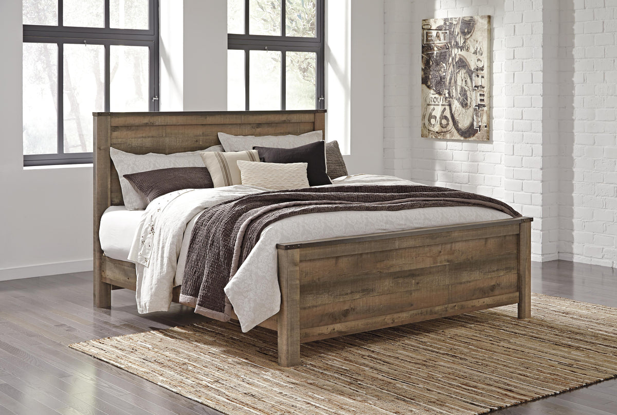 Trinell Panel Headboard - Brown  (B446-SI) - Image 17