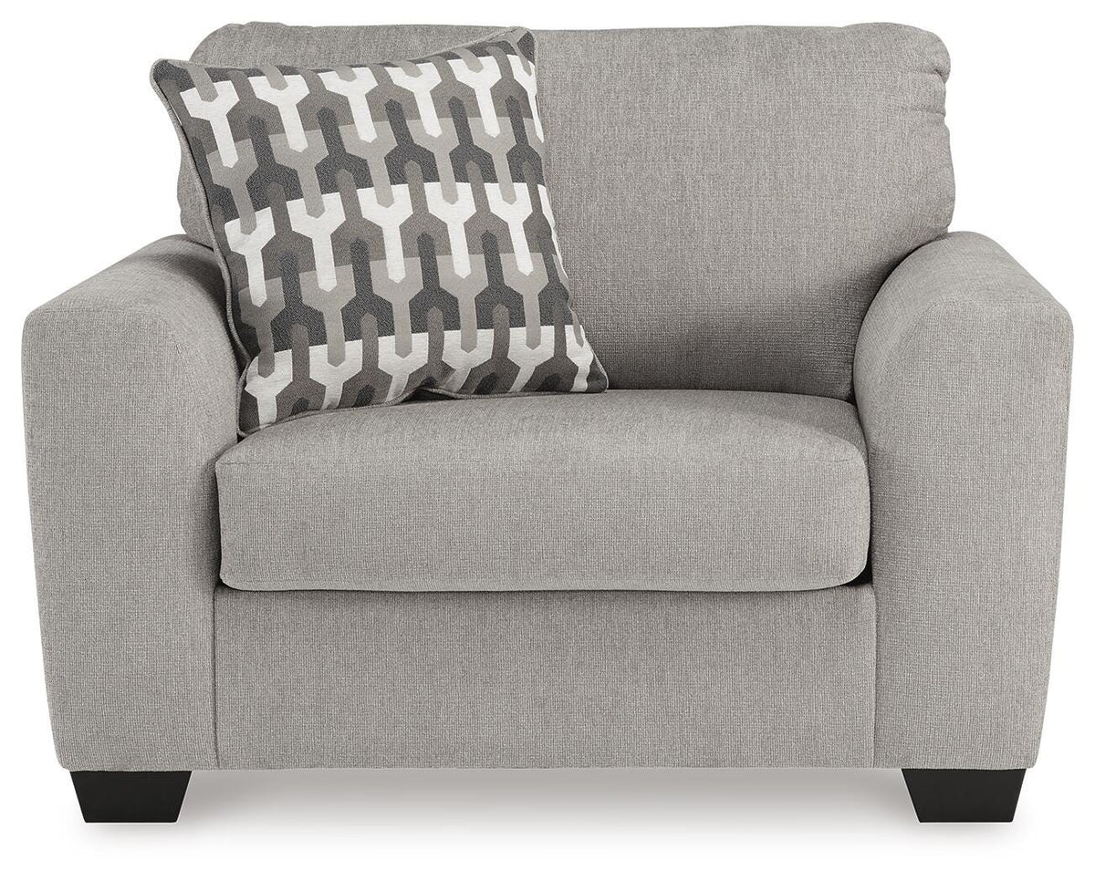 Avenal Park Sofa, Loveseat, Oversized Chair and Ottoman (50805-SI) - Image 5