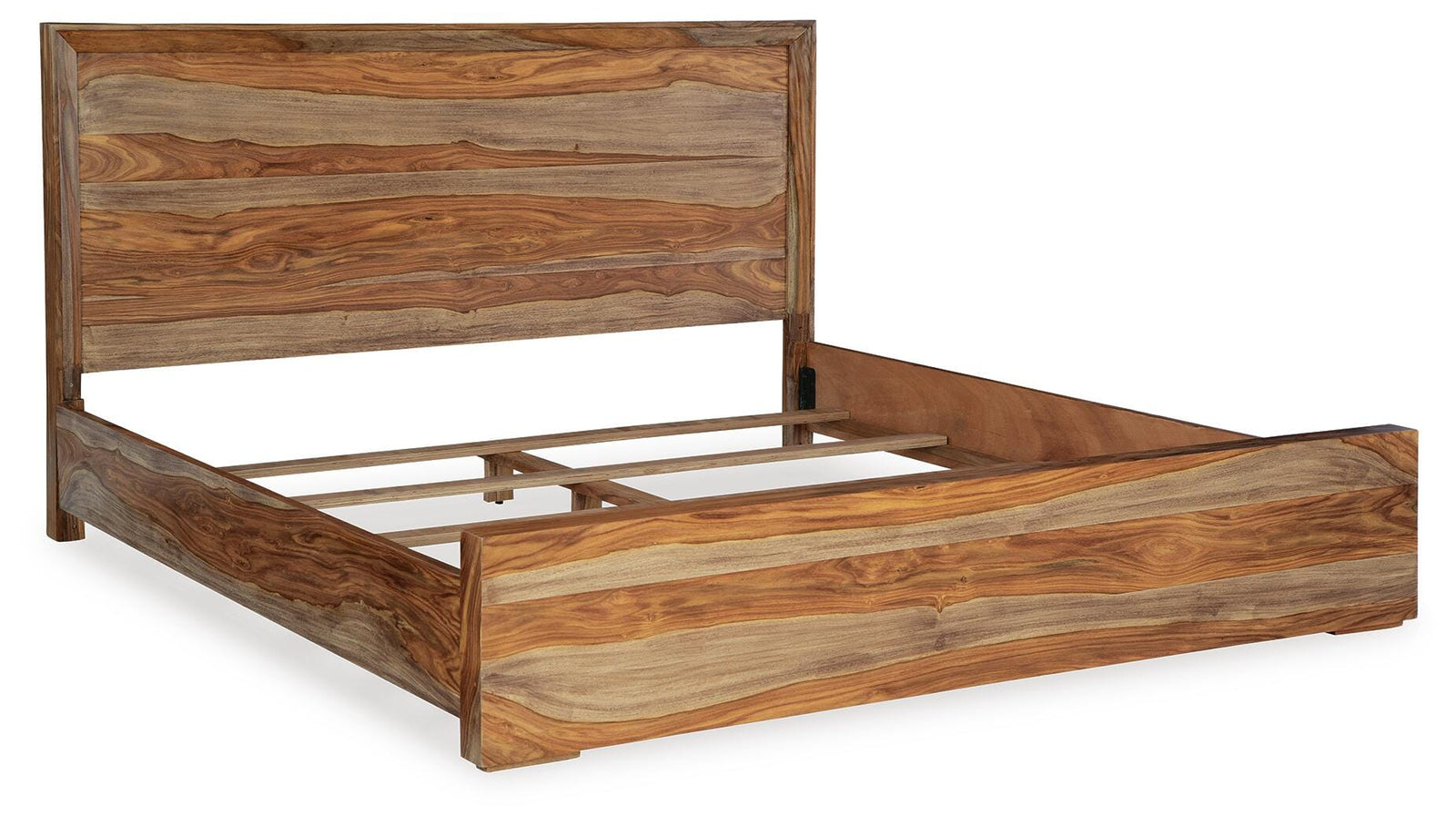Dressonni Panel Bed, Dresser and Mirror - Brown  (B790-SI) - Image 7