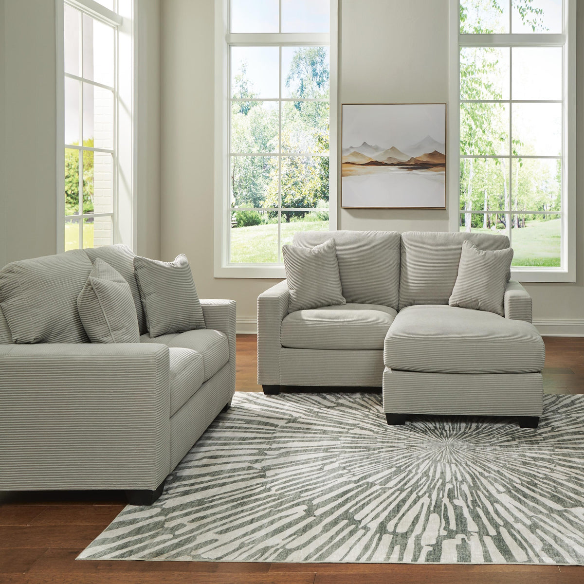 Greenbriar Sofa Chaise and Loveseat (PC32005-SI) - Image 9