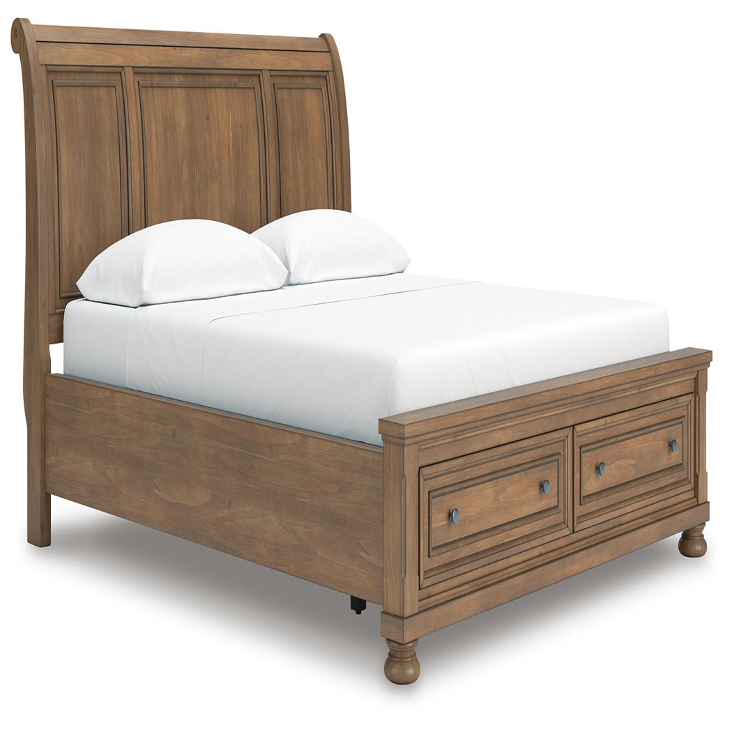 Feddinger California King Storage Sleigh Bed (PCB779-SI)