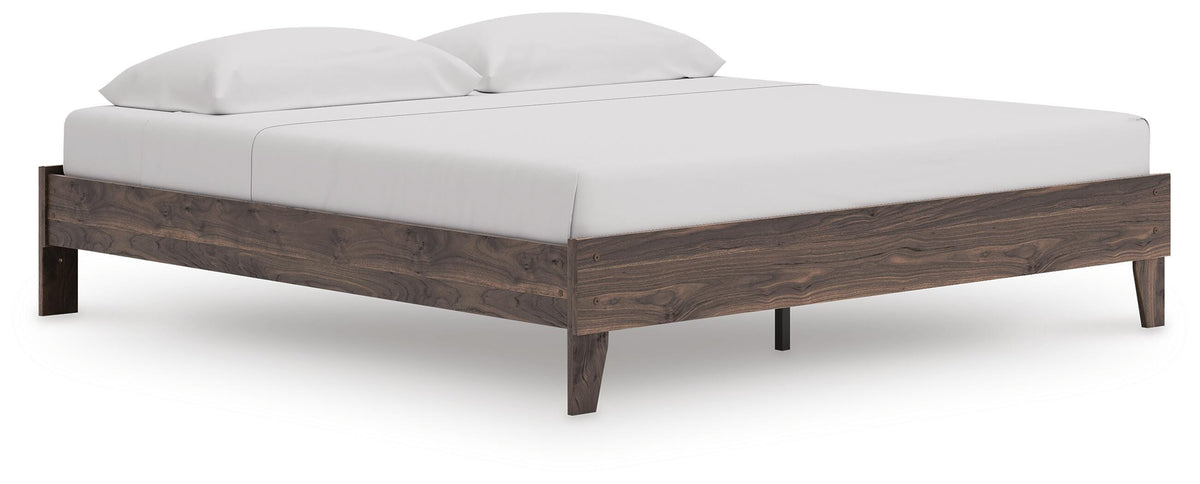 Calverson Platform Bed - Brown  (EB3660-SI)