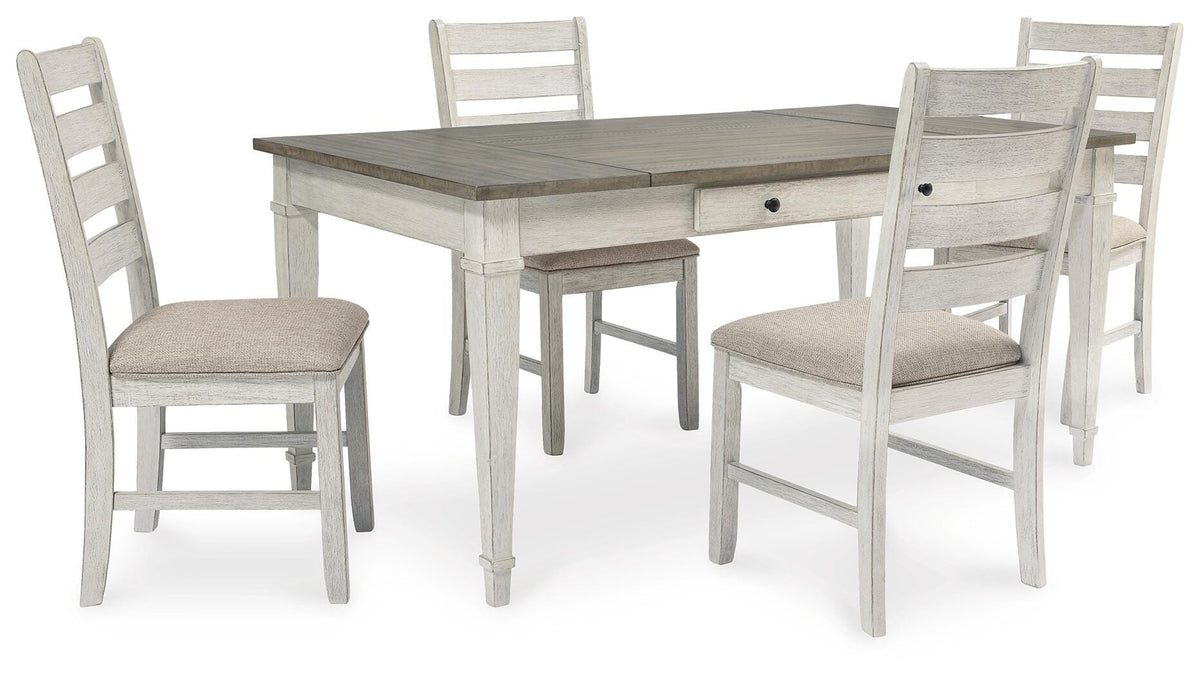 Skempton Dining Table and 4 Chairs (D394-SI)