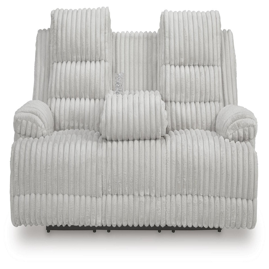 Rhines Falls Power Reclining Sofa with Drop Down Table (PC42804-SI) - Image 4