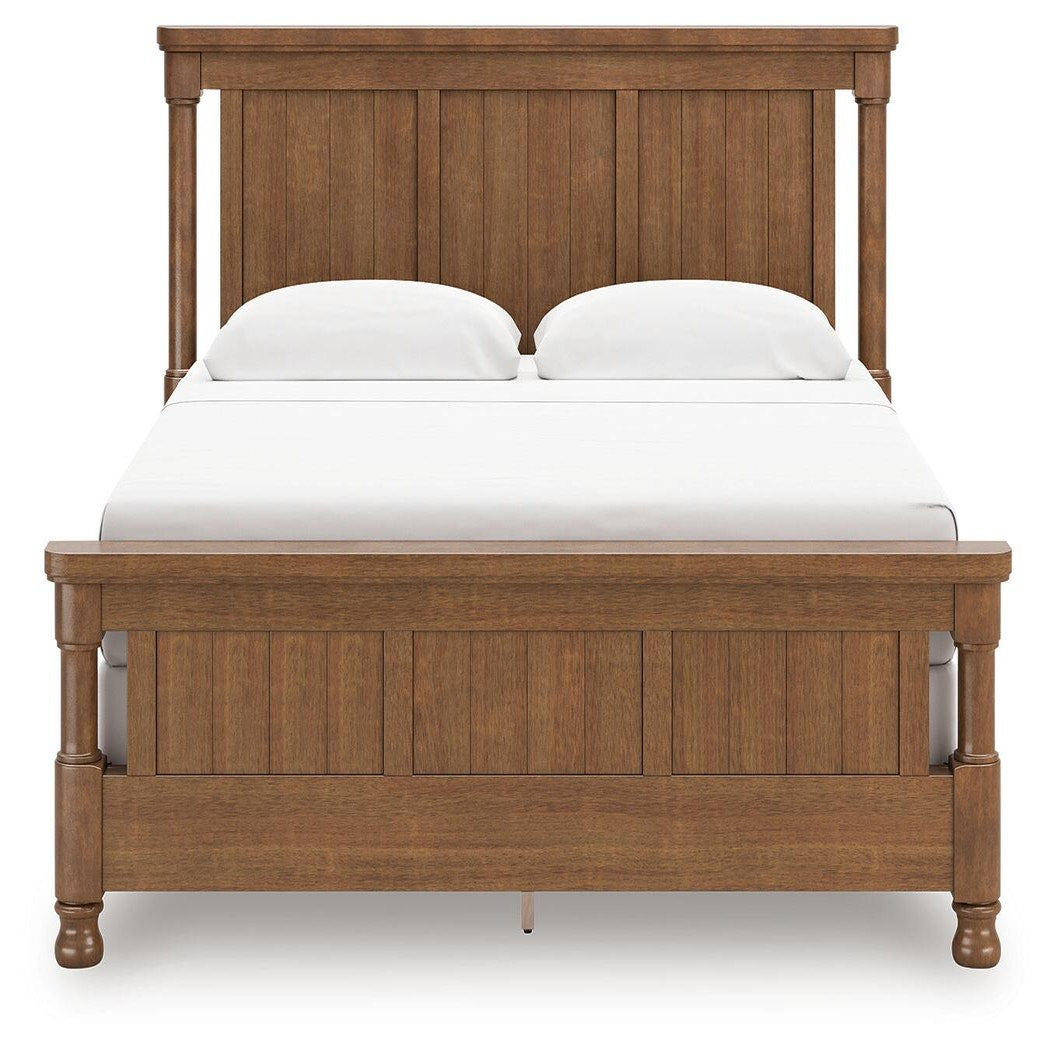 Rowlenstown King Poster Bed, Dresser and 2 Nightstands (PCB824-SI) - Image 8