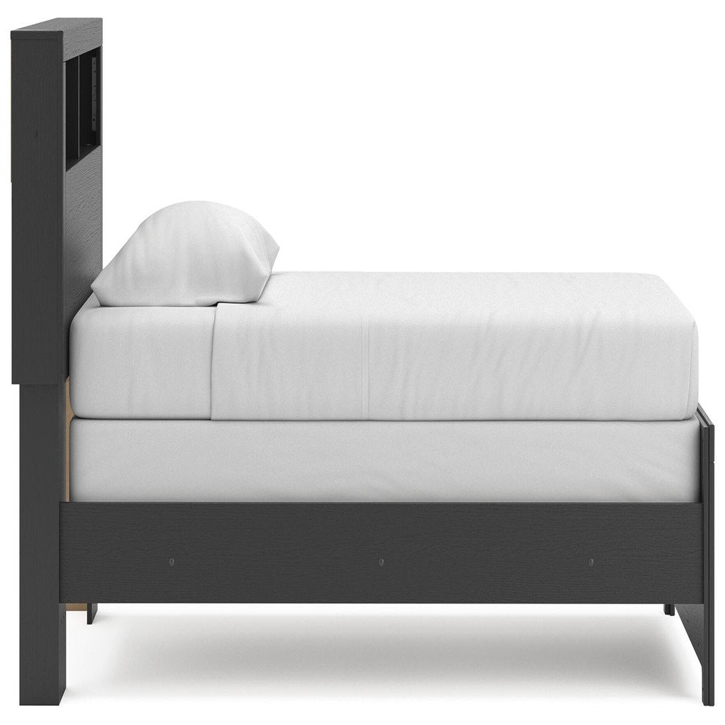 Broachmyn Twin Bookcase Bed, Dresser and Mirror (PCB1118-SI) - Image 14