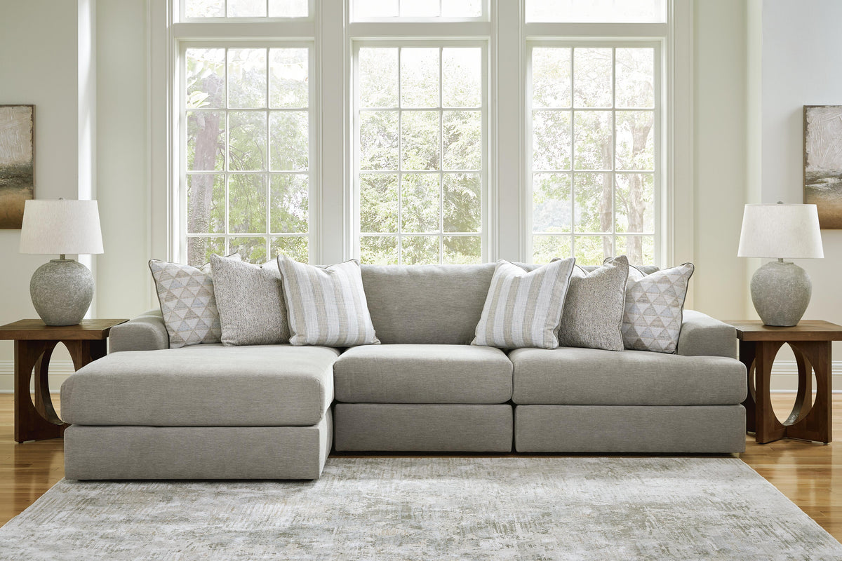 Avaliyah 3-Piece Sectional with Chaise (58103-SI) - Image 2
