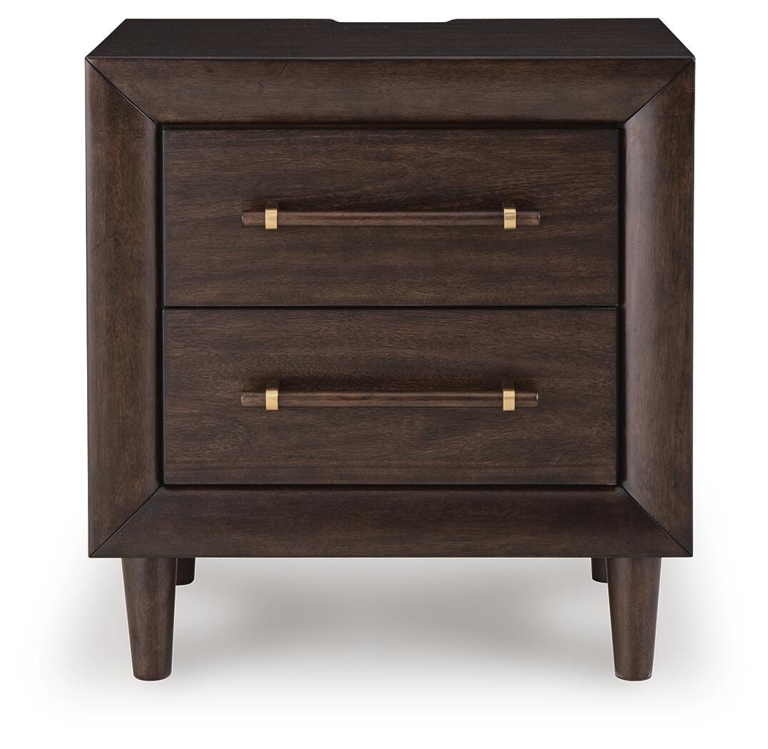 Dantenton Nightstand - Merlot  (B611-SI)
