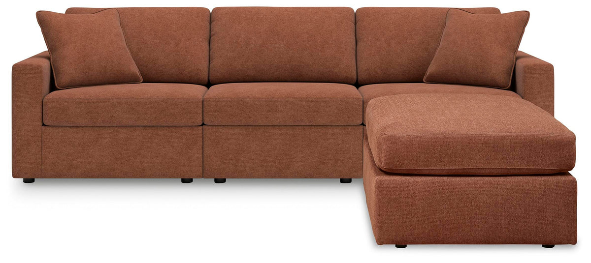 Modmax 3-Piece Sectional and Ottoman (92102-SI)