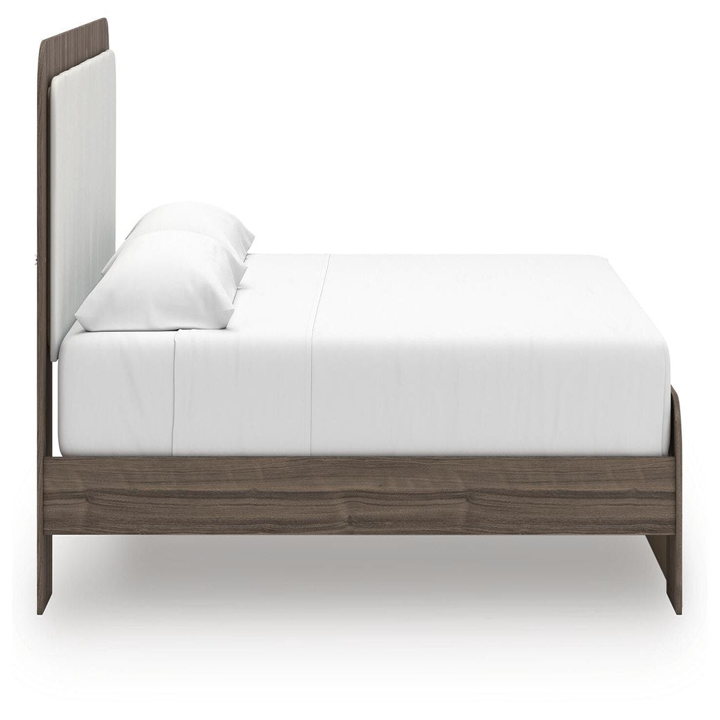 Kendanport King Upholstered Bed, Dresser and Mirror (PCB1108-SI) - Image 12